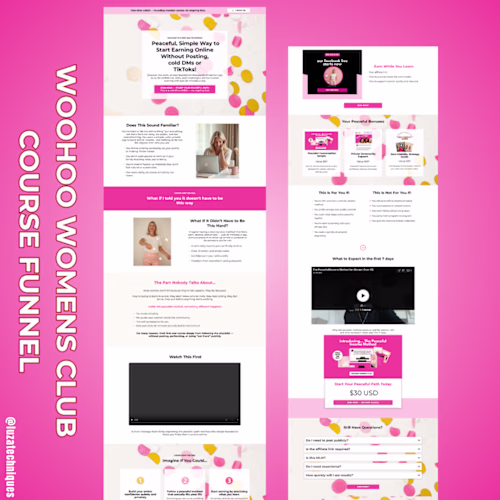 WooHoo Women's Club: Course Affiliate