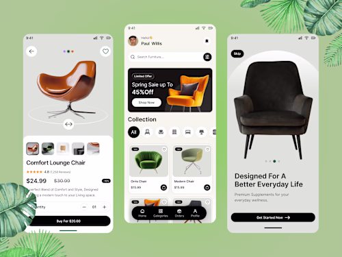🪑 Furniture Shopping App —