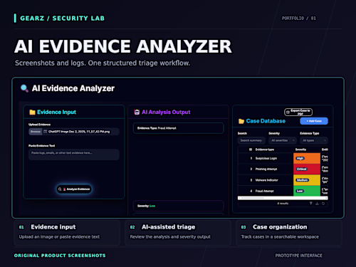 AI Evidence Analyzer | Fraud & Phishing Triage