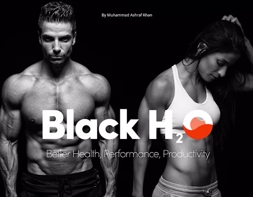 Black H2O Organics website UX/UI design