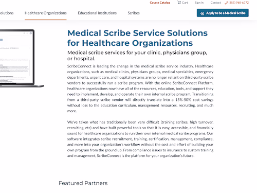 Most advanced medical scribe platform for hiring, training, and…