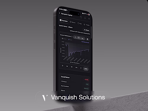 Vanquish: Fintech Copy Trading Platform Mobile and Web App