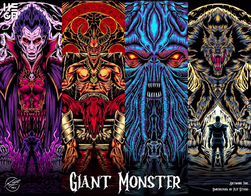 Giant Monster Illustration