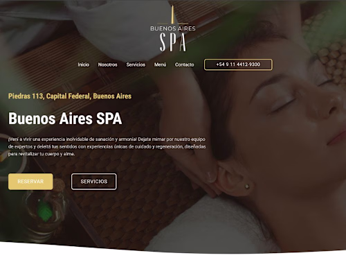 Spa Buenos Aires Website, WordPress