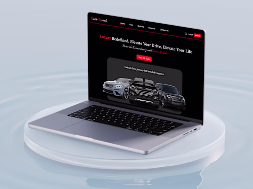 Car Rental Landing Page:: Behance