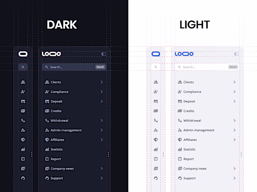 Sidebar menu
