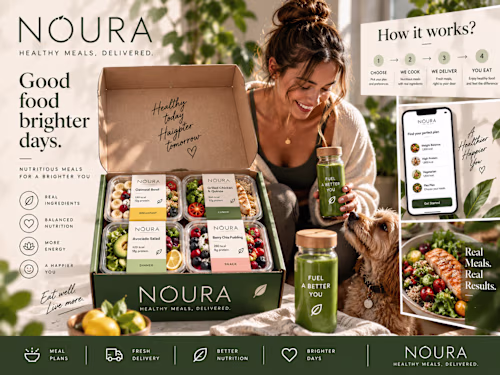 NOURA — AI Food Brand & Social Media Campaign