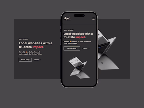 Responsive website design for freelance designer