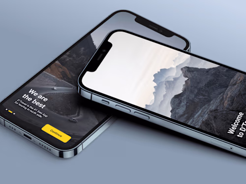D Travel Mobile Application Design