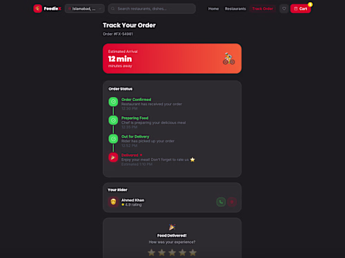 Food ordering platform with 12