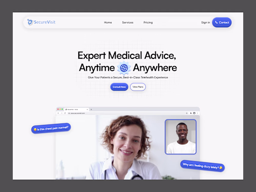 Online Clinic Website Design
