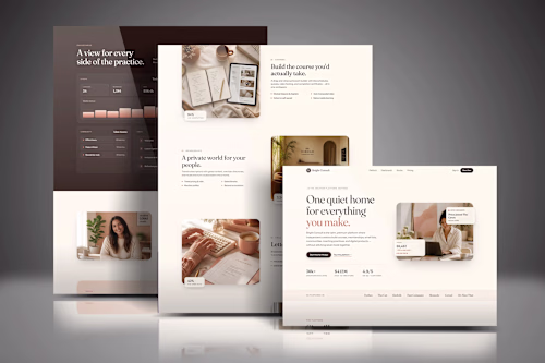 Kajabi Online Course Website Design