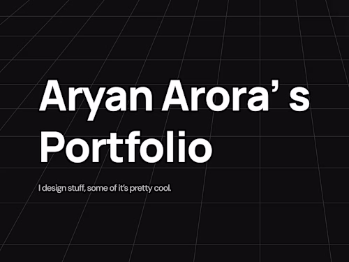 Aryan Arora