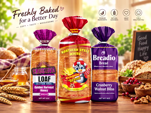 Premium Bread Packaging Design &