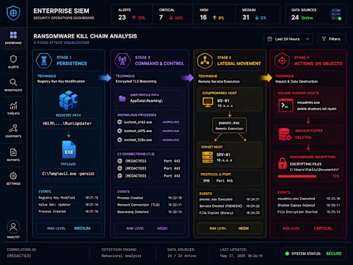 Splunk Triage: Ransomware Chain