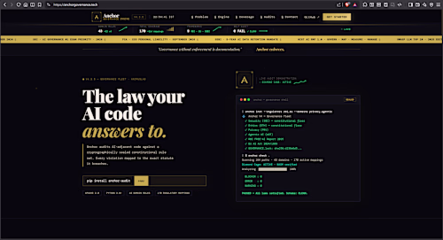 Anchor is an AI governance
