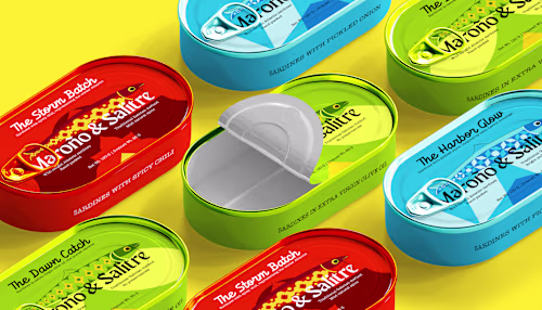 Maroño & Salitre Sardine brand - Visual Identity & Packaging