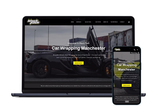 Web Design and SEO for leading wrapping company in Manchester