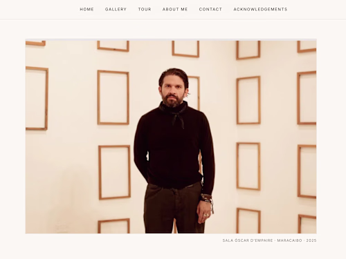 Biographical web for Ángel D.