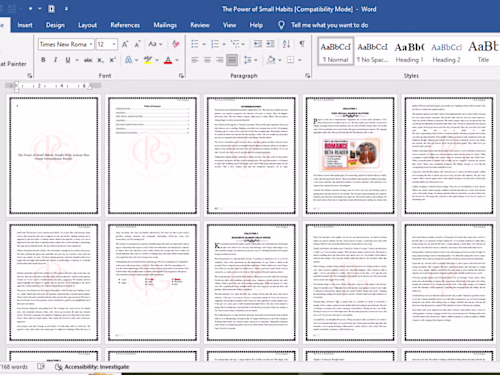 BOOK FORMATTING 

Transform your raw