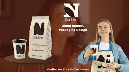 Noir Bean – Coffee Brand Identity & Packaging Design