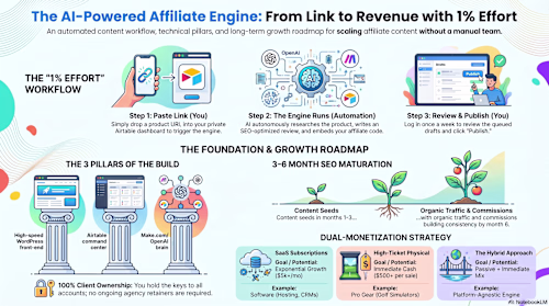 AI-Powered Affiliate Review Engine for SaaS Site
