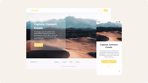 LOOMIX - Account Creation Flow