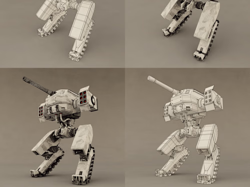 Cinema 4D - Robot creation