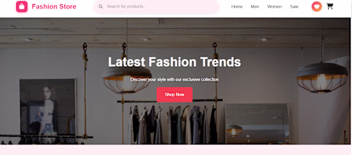 Modern E-Commerce Fashion Store Frontend: