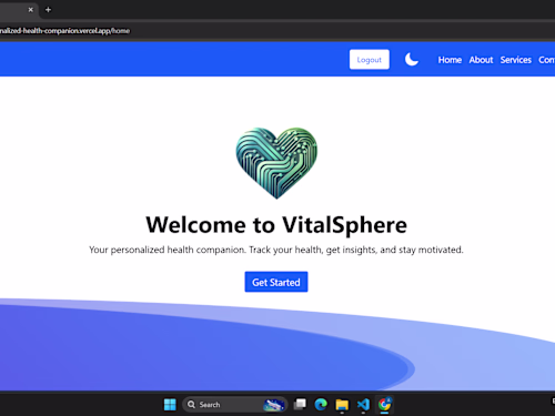 Personalized Health Companion- A full-stack