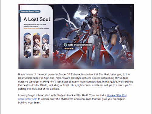 SEO-Optimized Blog Articles in the Gaming Niche