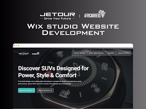 Jetour Luxury Automotive Website (Wix Studio)