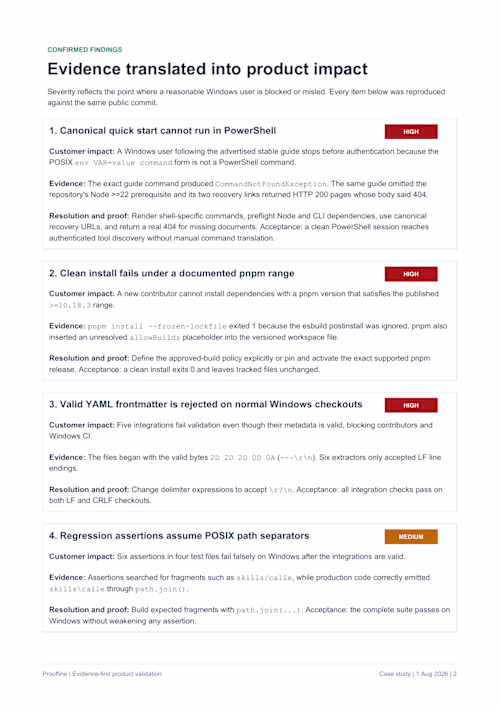 Cross-Platform Developer Onboarding Audit