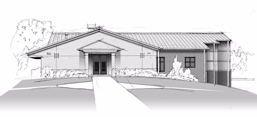 Commercial building illustrations for U.S.-based