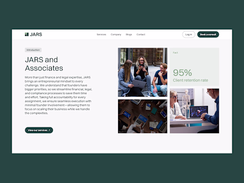 Branding and Website design for JARS