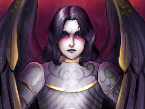 Character illustrations for the fantasy