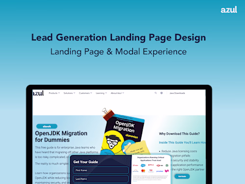 OpenJDK Migration Guide — Lead Generation UX Design