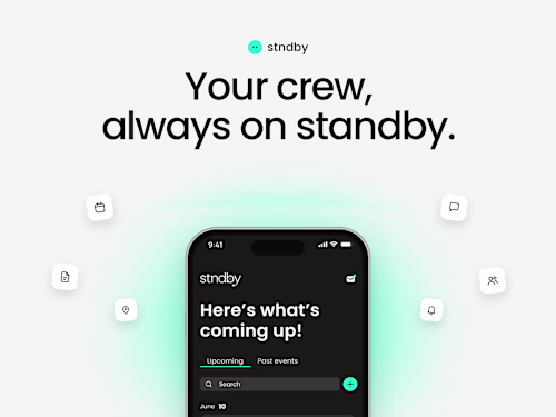 Stndby UI/UX Design