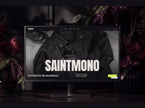Meet SaintMono — a Framer