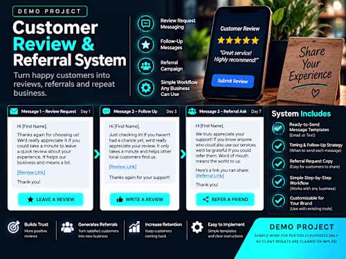 Customer Review & Referral System