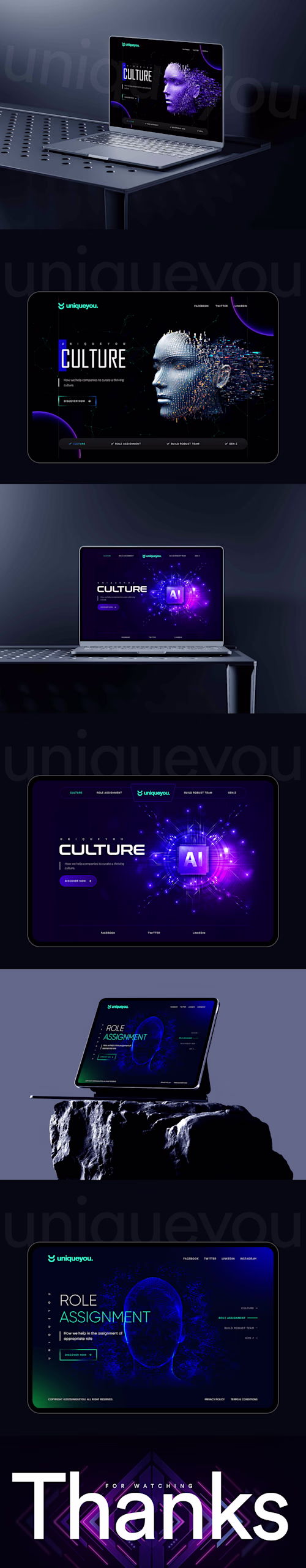 UniqueYou Website Design