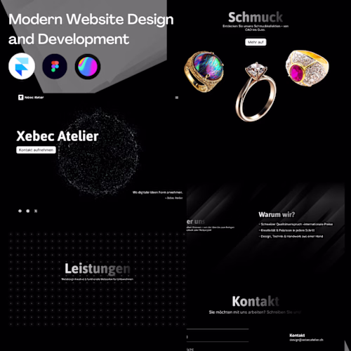 Modern Website design and development | Framer | Figma