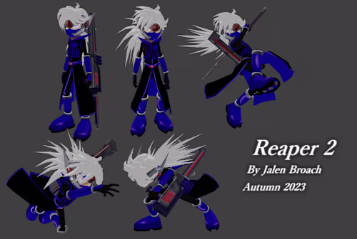 Reaper 2 - Character Design + 3D Model