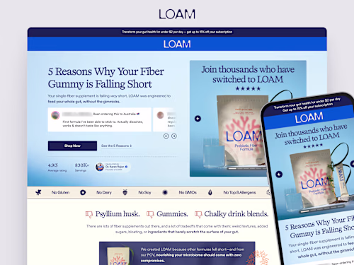 Conversion-Focused Listicle Design for LOAM Science