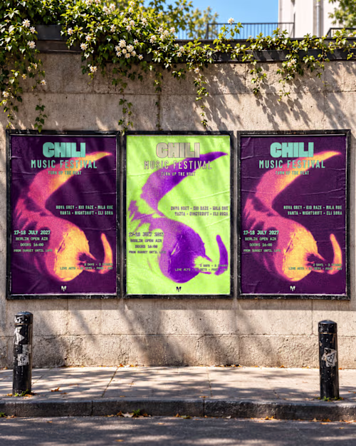 CHILI - Music Festival Visual Identity & Campaign