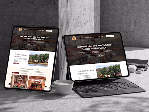 Driftwood Ranch Website Design on Kajabi