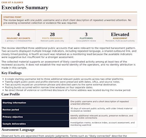 An example of an Executive