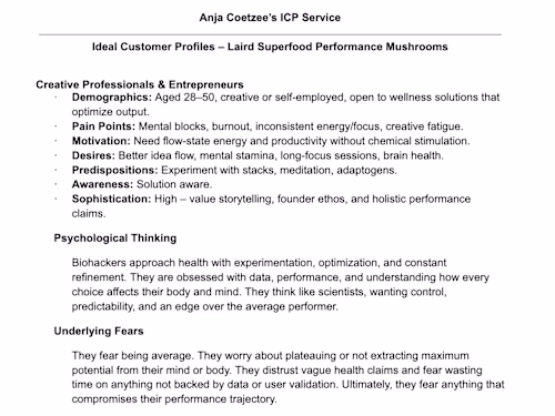 Ideal Customer Profile & Buyer Persona Market Research