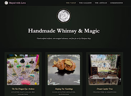 Mayed with Love — Immersive Fae Core E-Commerce Showcase