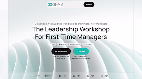 33steps.com (https://33steps.com) a landing page